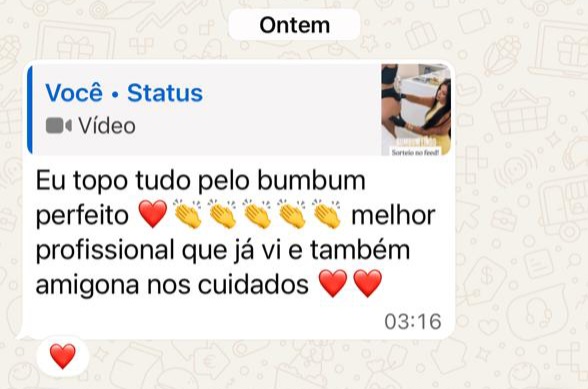 Feedback real de paciente da Dra. Briana Abaunza 1